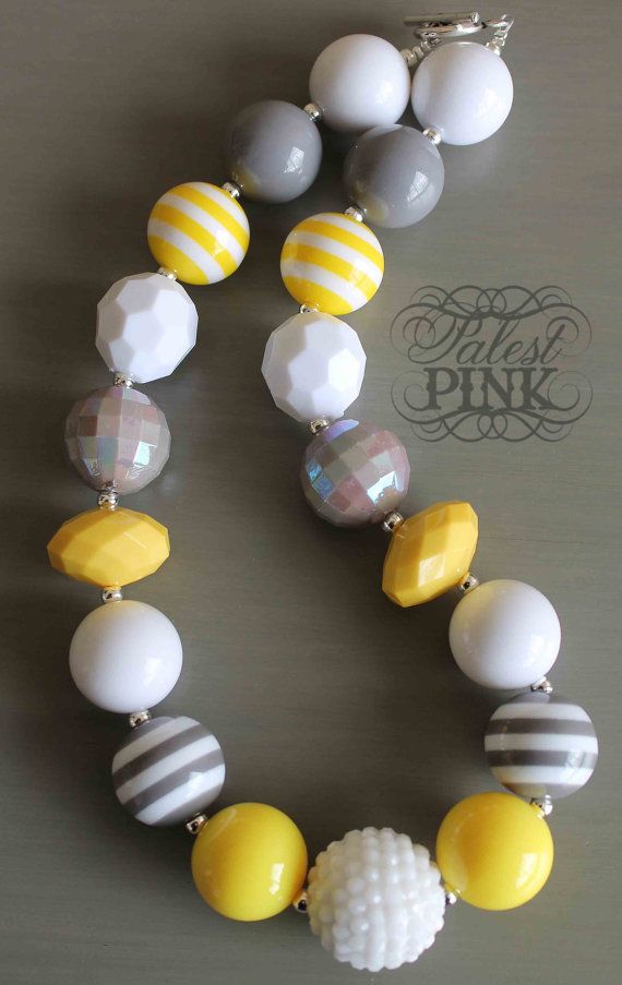 This super-mod necklace will definitely add some pizazz to any solid-color clothing! Photo courtesy of PalestPink on Etsy.com